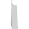 Ekena Millwork Acorn Architectural Grade PVC Pediment, 58"W x 14-1/2"H x 2-3/4"P (Pitch 6/12) PEDPS058X145ACR00 - alternate 4